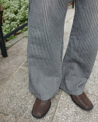 Herringbone striped pants