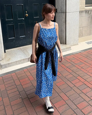 Flower Sleeveless Long Dress