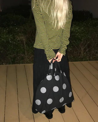 Polka Dot Big Shoulder Bag