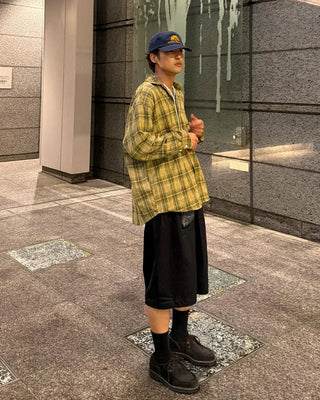 Glen check shirt