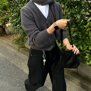 Scarf cardigan
