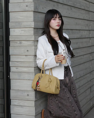 Classic gold button tweed jacket