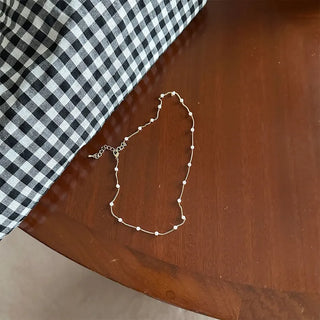 Pearl point necklace