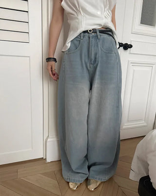Oval buckle belt