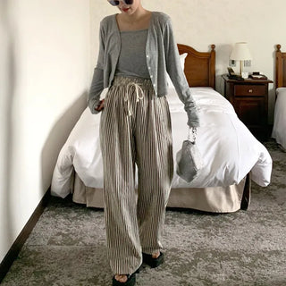 Cardigan & Sleeveless Set