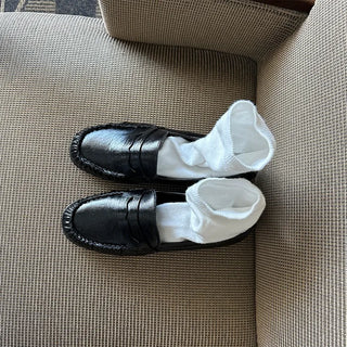 Shirring loafers