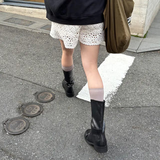 Basic knee socks