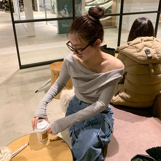 Asymmetrical Drape T-Shirt