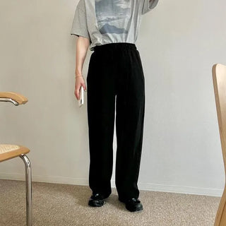 Pintuck Wide Banding Pants