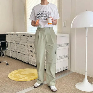 Cargo wide pants