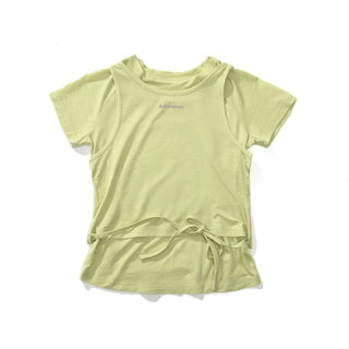 [Monterest] Slim Fit Tank & Tie-Front Tee Set