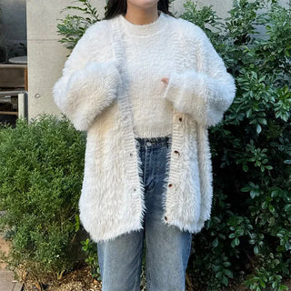 Fluffy Knit Ensemble