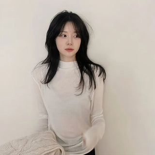 Mock neck top