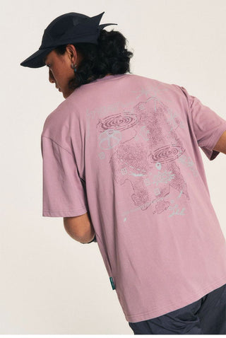 [Monterest] Quick-Dry Reflective Print T-Shirt