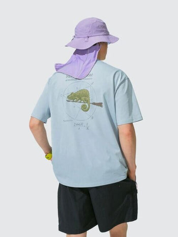 [Monterest] Chameleon Print Relaxed Fit T-Shirt
