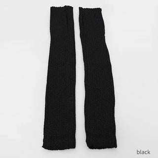 Knitted warmer socks