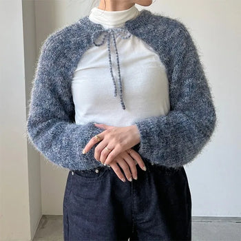 Mixed Bolero Cardigan