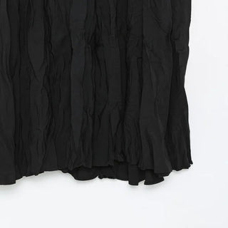 Wrinkle Round Long Skirt