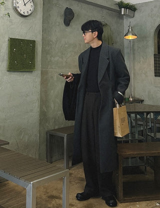 Lyon Wool Long Coat (4 colors)