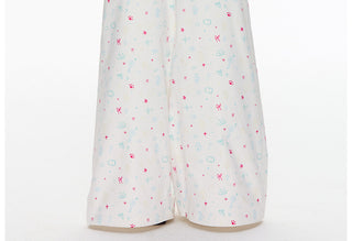 [NECY] Heart Cat Printed Wide Pants