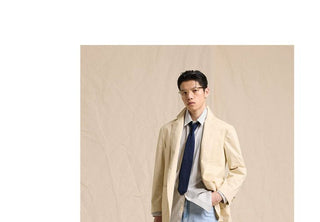 [CULTUM] Cotton Twill Sack Blazer