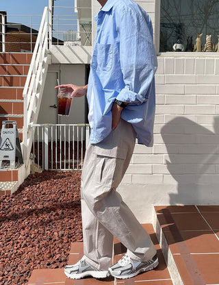 Click Paper Oversized Shirt (5 colors)