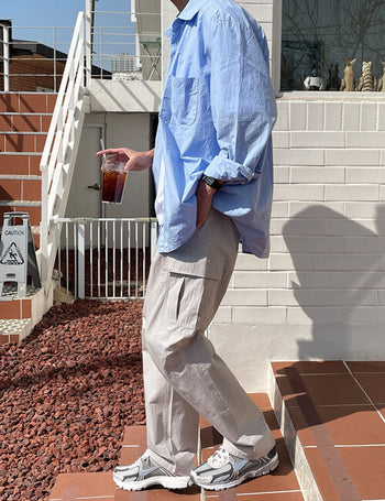 Click Paper Oversized Shirt (5 colors)