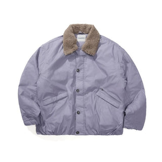 [Monterest] Detachable Fur Collar Deck Jacket