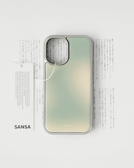 (Basic)Silver Bumper Case_Afternoon Leaf