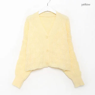 Waffle Cable Knit Cardigan