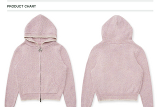 [Moromoro2] Bow Zip Hooded Cardigan