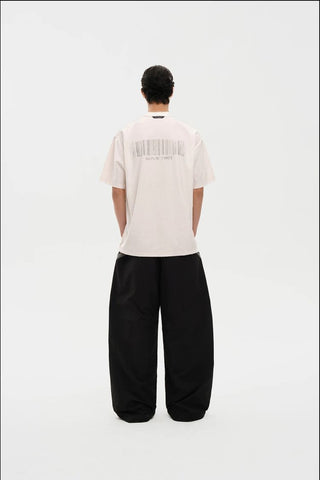 [MASONPRINCE] Receipt Tag Raw Edge Short Sleeve T-Shirt