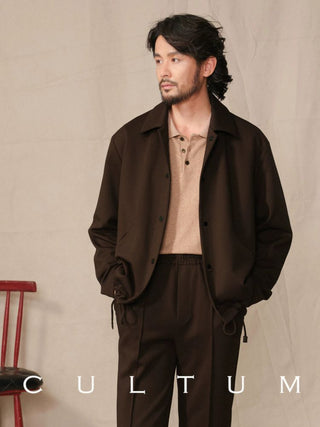 [CULTUM] Knit Collar Business Casual Jacket
