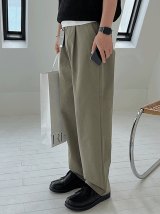 Dia Pintuck Cotton Pants
