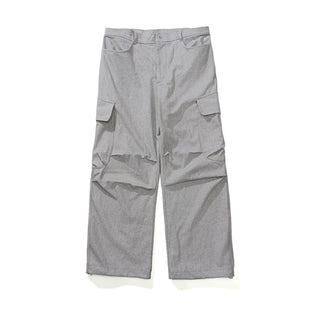 [Monterest] Wool Blend Wide Cargo Work Pants