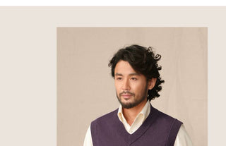 [CULTUM] V-Neck Knit Vest