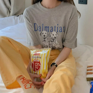 Printed short-sleeved T-shirt