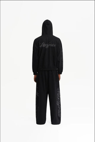 [MASONPRINCE] Bear Crystal Hoodie & Sweatpants Set