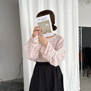 Oversized striped T-shirt