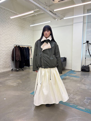 [NeverSeez] Jacquard Voluminous Skirt