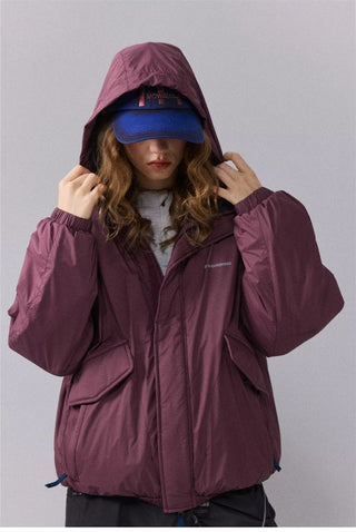 [Monterest] Water-Resistant Stand Collar Padded Jacket