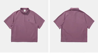 [Monterest] Quick-Dry Half-Zip Polo Shirt