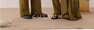 [CULTUM] Washable Relaxed Bamboo Trousers