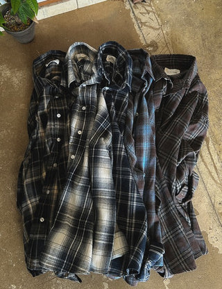 [Thanksgiving Sale] Melody Plaid Shirt (10 colors, M~L)