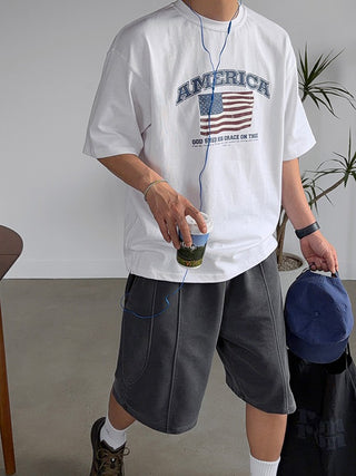 America Heavy 1/2 T-shirt