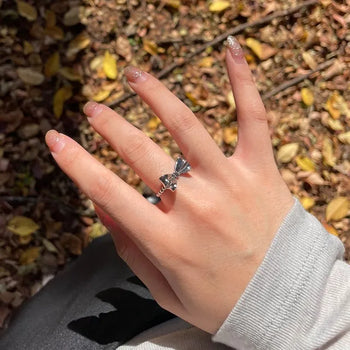 925 Silver Ribbon Ring