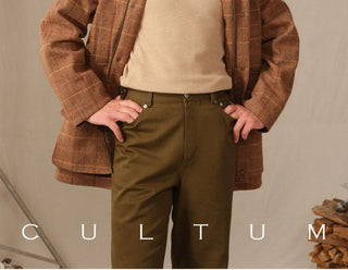 [CULTUM] Stand Collar Half-Zip Fleece T-shirt