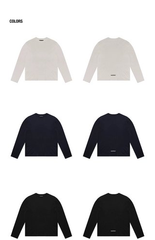 [MASONPRINCE] Lightweight Cotton Long Tee