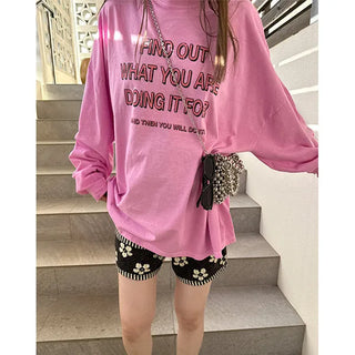 Lettering Oversized T-Shirt