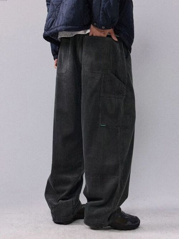 [Monterest] Washed Wide Wale Corduroy Work Pants